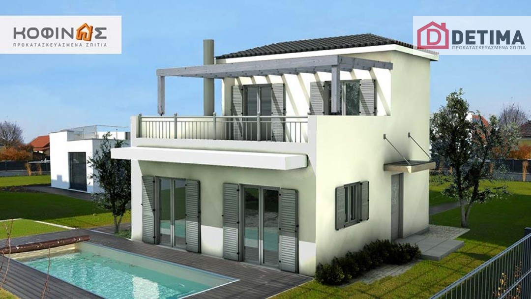 Διώροφη Κατοικία D-81a, συνολικής επιφάνειας 81,00 τ.μ.