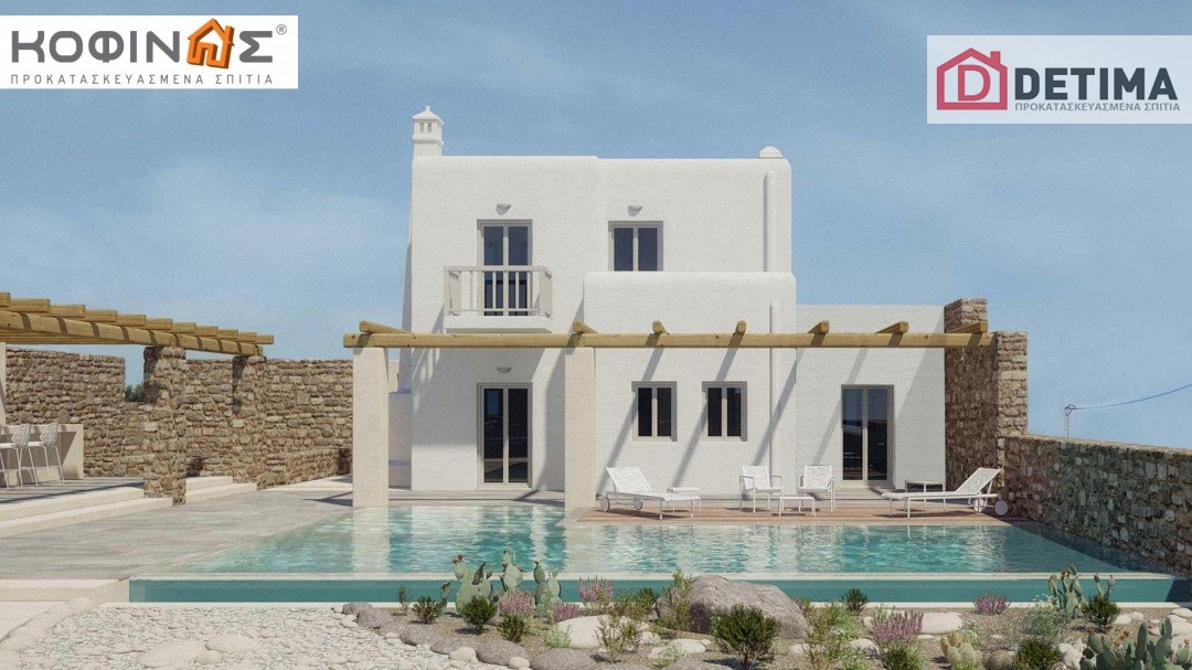 Διώροφη Κατοικία D-106, Συνολικής Επιφάνειας 106.95 τ.μ.