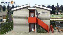 Διώροφο Motel E-394, συνολικής επιφάνειας 394,50 τ.μ.