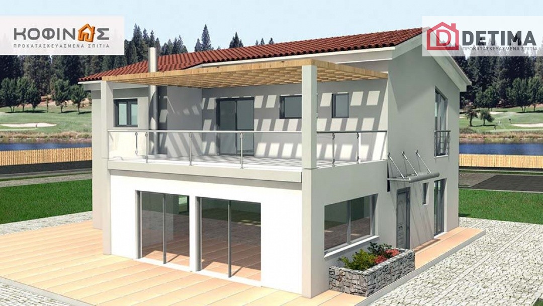 Διώροφη Κατοικία D-178, συνολικής επιφάνειας 178,80 τ.μ.