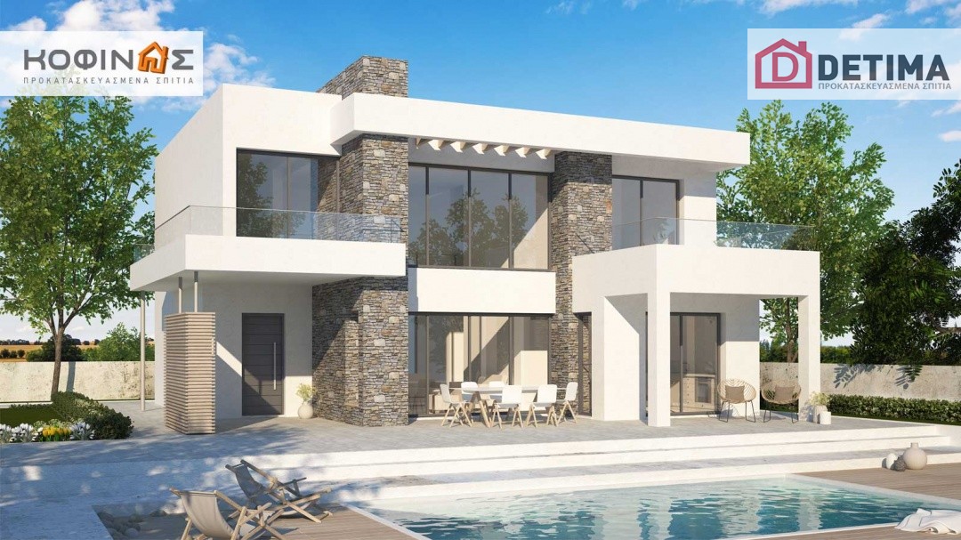 Διώροφη Κατοικία D-158, συνολικής επιφάνειας 158,51 τ.μ.