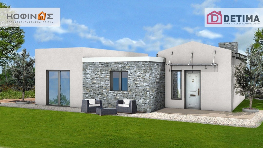 Ισόγεια Κατοικία I-87, συνολικής επιφάνειας 87,80 τ.μ.