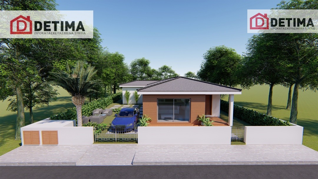 Ισόγεια κατοικία Ι-133, συνολικής επιφάνειας 133.30 τ.μ.