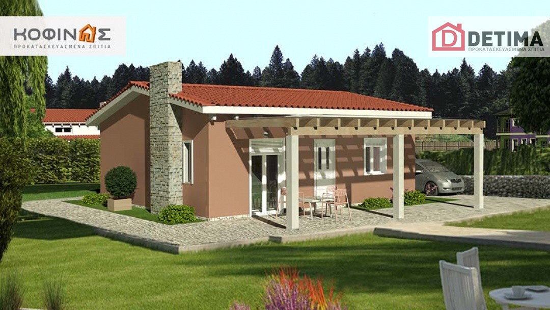 Ισόγεια Κατοικία I-65, συνολικής επιφάνειας 65,10 τ.μ.