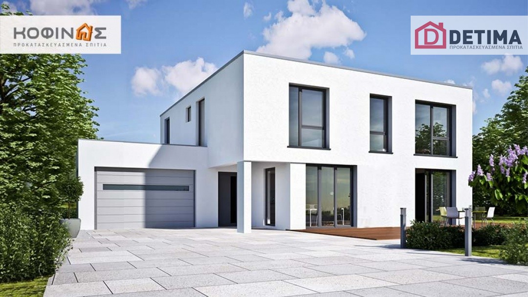 Διώροφη Κατοικία D-128b, συνολικής επιφάνειας 128,35 τ.μ.