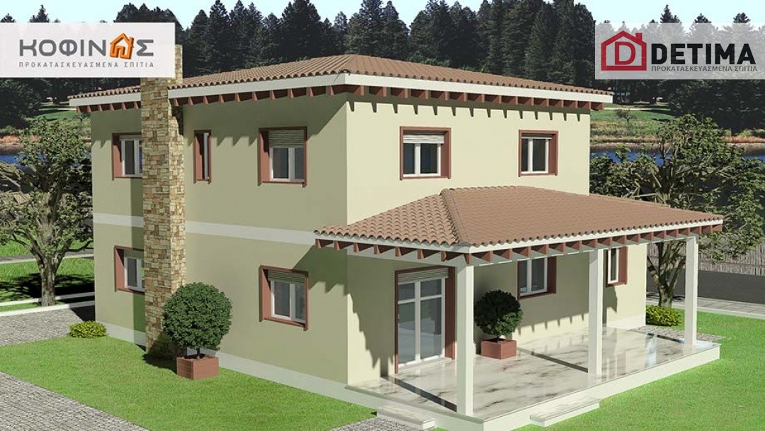 Διώροφη Κατοικία D-181, συνολικής επιφάνειας 181,90 τ.μ.