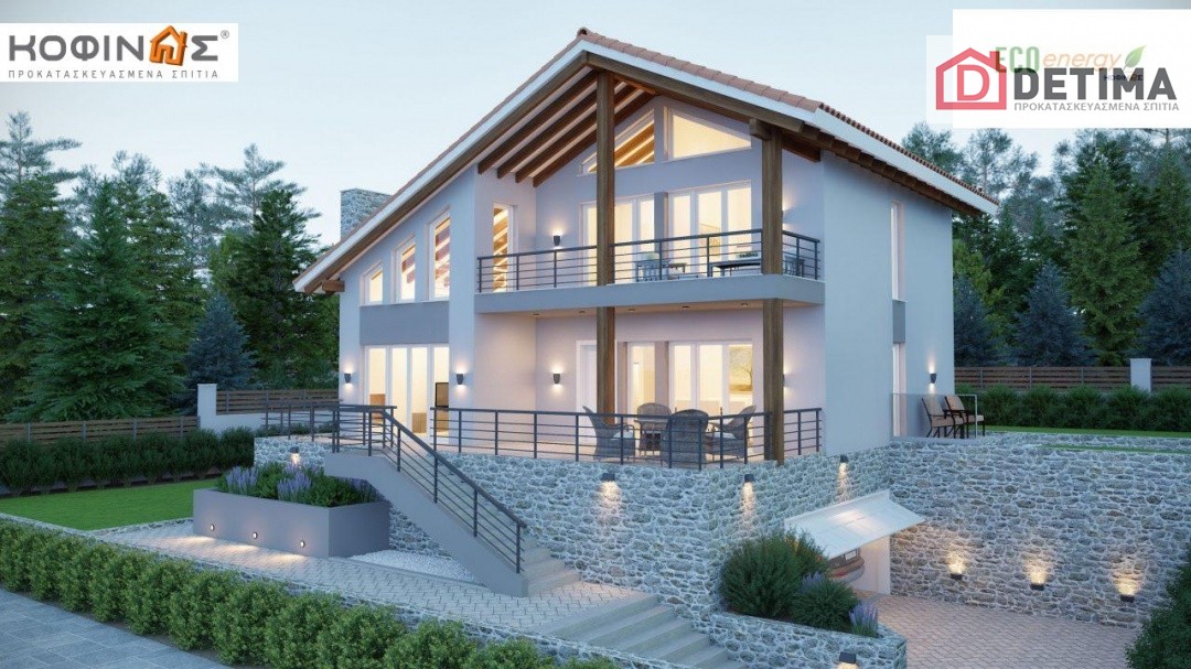 Διώροφη Κατοικία D-160, Συνολικής Επιφάνειας 160,52 τ.μ.