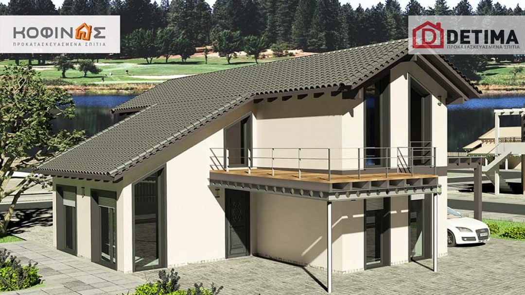 Διώροφη Κατοικία D-141, συνολικής επιφάνειας 141,70 τ.μ.