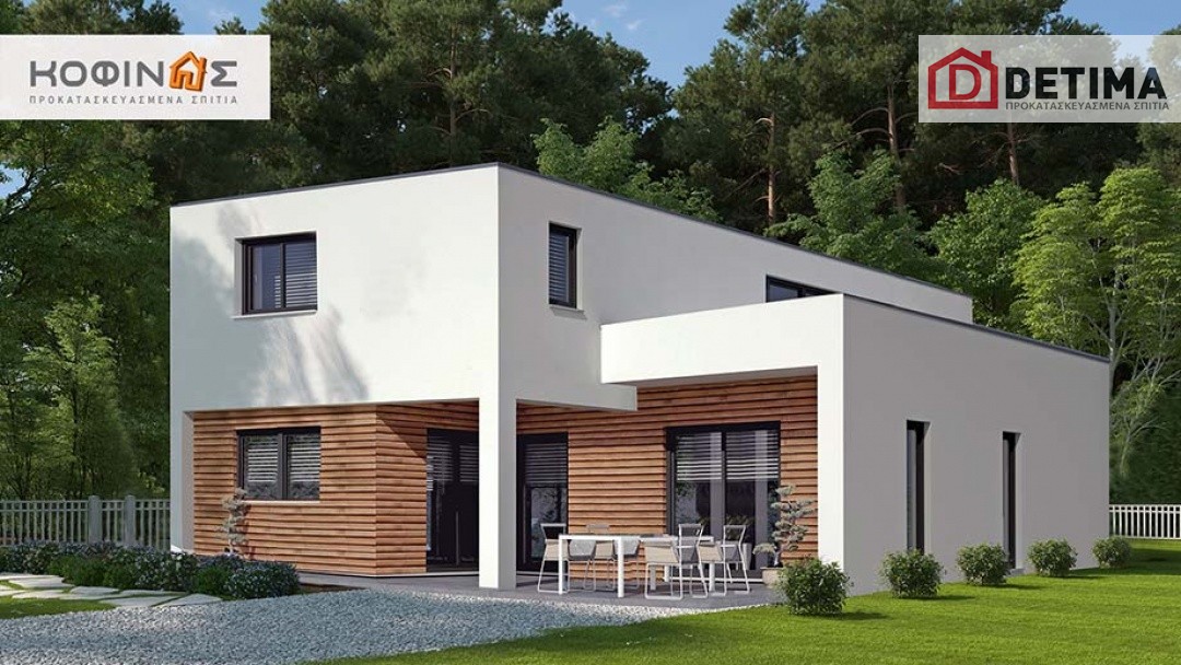 Διώροφη Κατοικία D-130, συνολικής επιφάνειας 130,2 τ.μ.