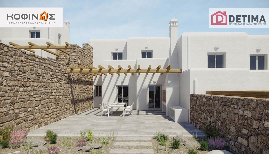 Διώροφη Κατοικία D-108, συνολικής επιφάνειας 108,07 τ.μ.