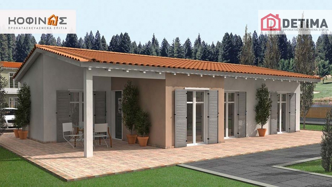 Ισόγεια Κατοικία I-80, συνολικής επιφάνειας 80,50 τ.μ.