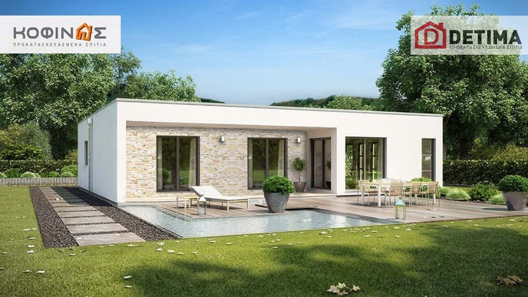 Ισόγεια Κατοικία I-116b, συνολικής επιφάνειας 116,80 τ.μ.