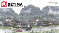 Συγκρότημα FlexyHome κατοικιών E-528, συνολικής επιφάνειας 8 x 66,06 = 528,48 τ.μ., συνολική επιφάνε
