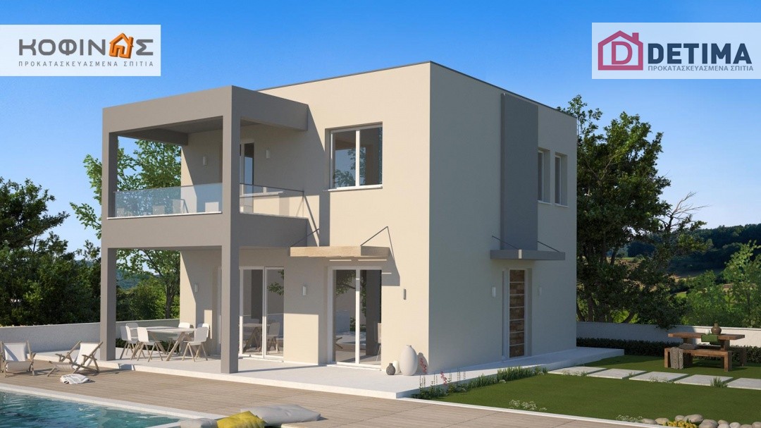 Διώροφη Κατοικία KD1-115, συνολικής επιφάνειας 115,52 τ.μ.